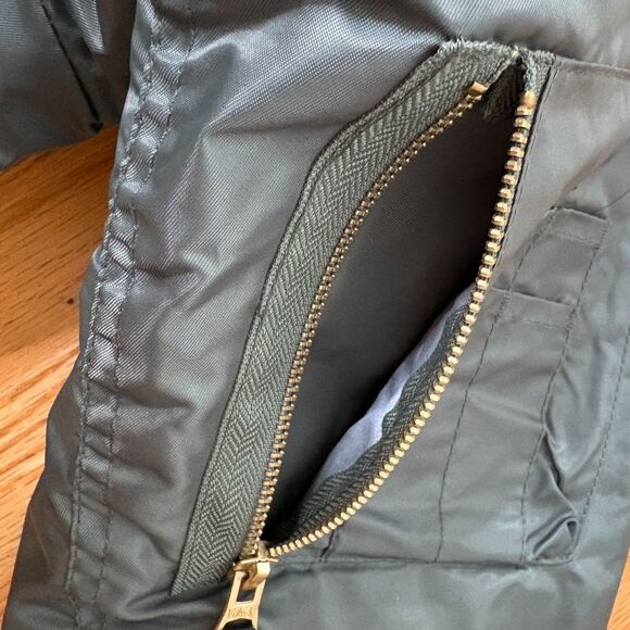 ROTHCO Green Bomber Jacket MA-1 MIL-J-6141 Mens Size XS Orange Lining - Picture 4 of 8